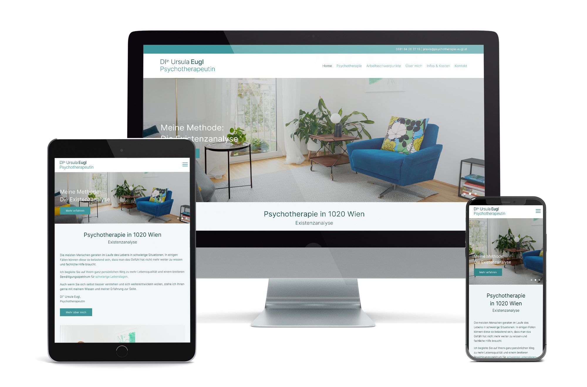 Webdesign Beispiel: Neue Website für Psychotherapie