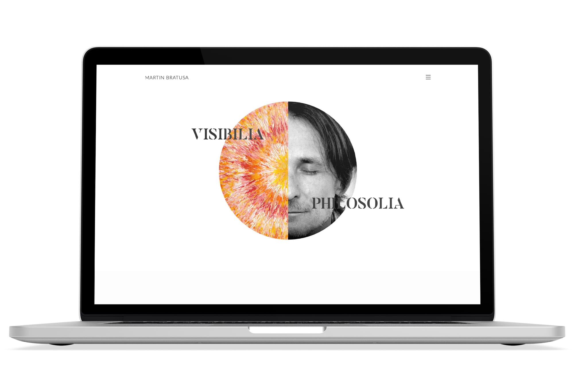 Webdesign Beispiel: Logodesign, Responsive Webdesign für Künstler