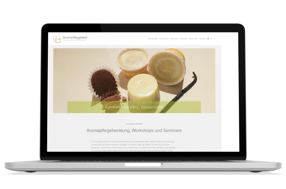 Beispiel: Logodesign, Corporate Design, Webdesign 