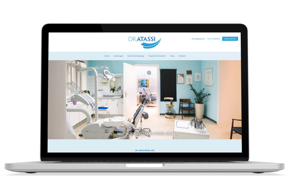 Beispiel: Responsive Webdesign für Zahnärztin