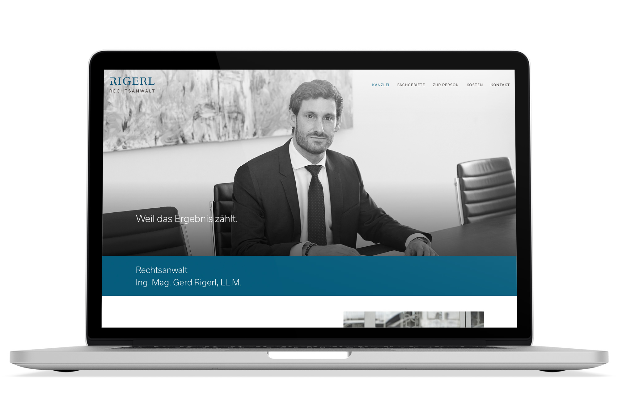 Responsive Webdesign Beispiel: Neue mobile Webseite für Rechtsanwalt