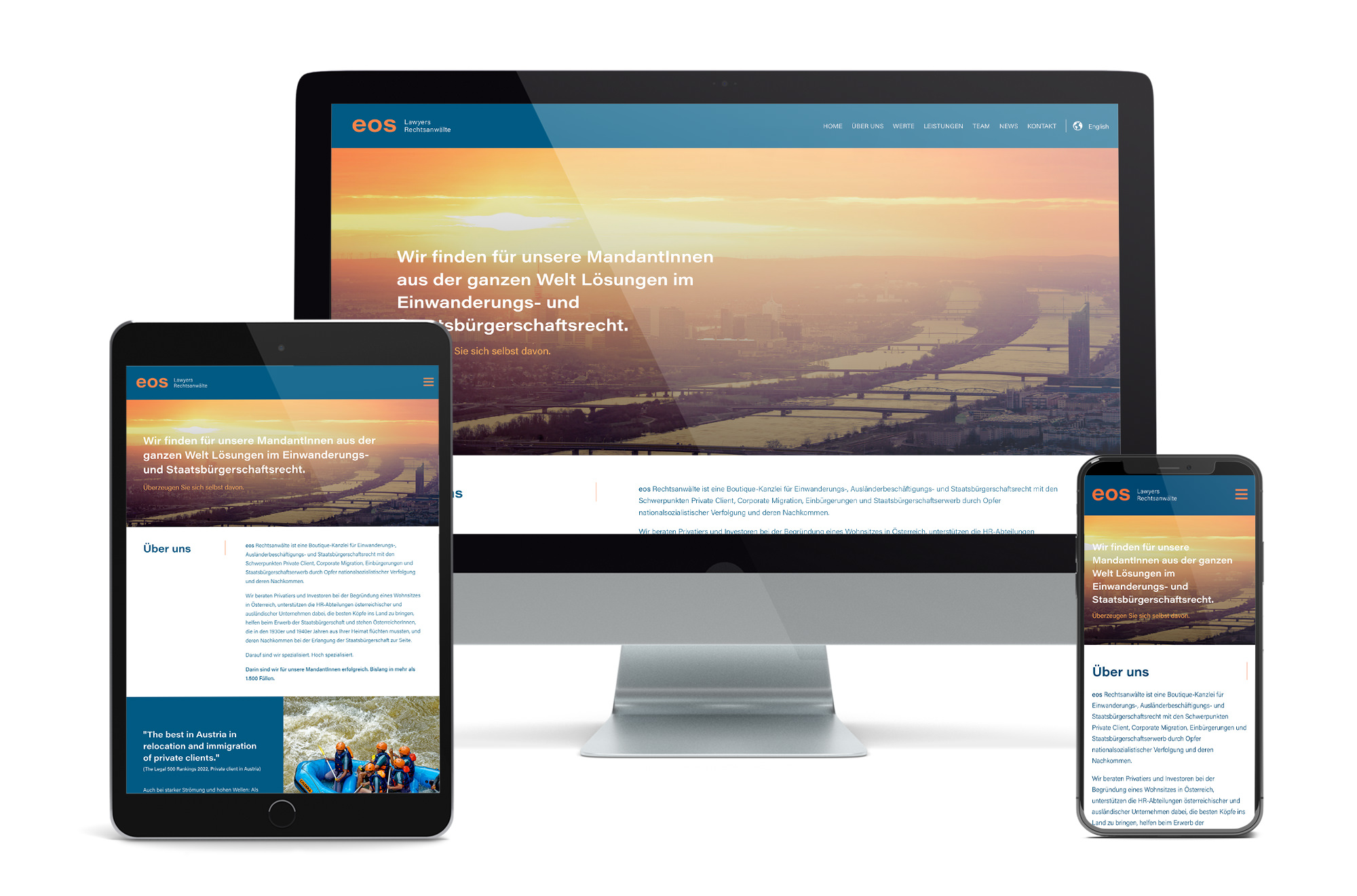 Webdesign Beispiel: Neue Website für Anwälte