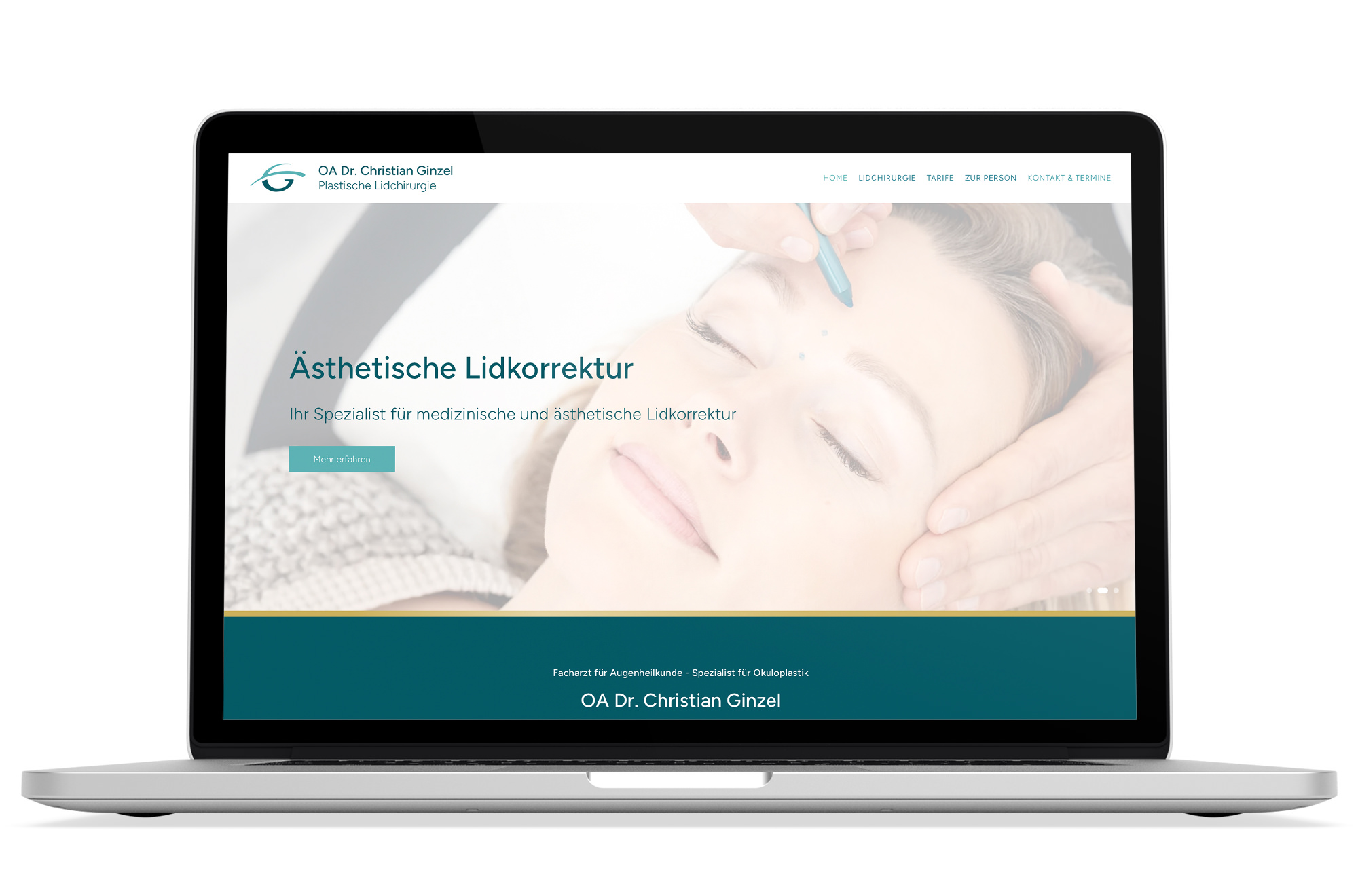 Corporate Design, Responsive Webdesign, WordPress für Facharzt für Augenheilkunde Webdesign Beispiel: Corporate Design, Responsive Webdesign, WordPress für Facharzt für Augenheilkunde