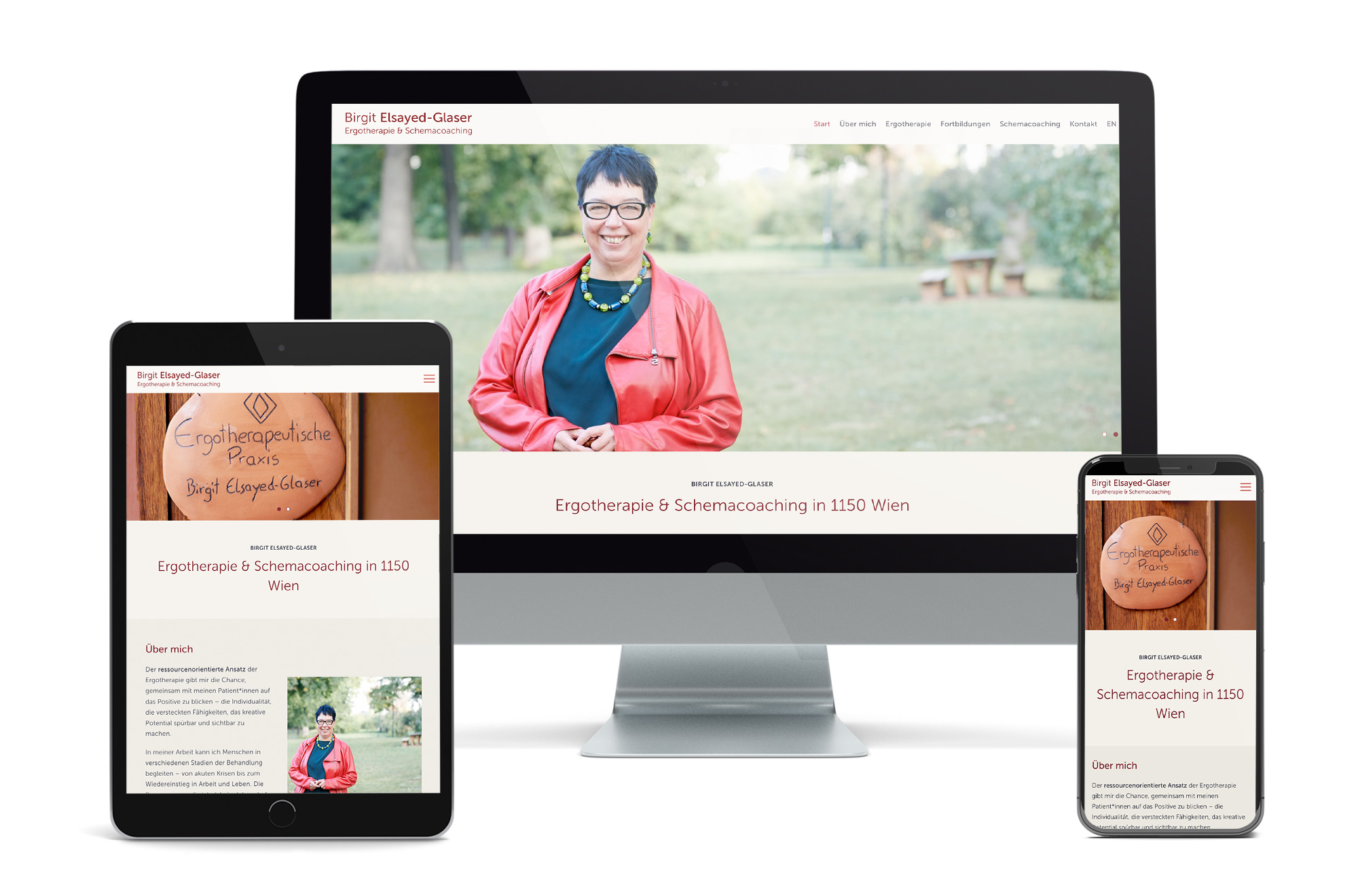 Webdesign Beispiel: Neue Website für Ergotherapeutin in Wien