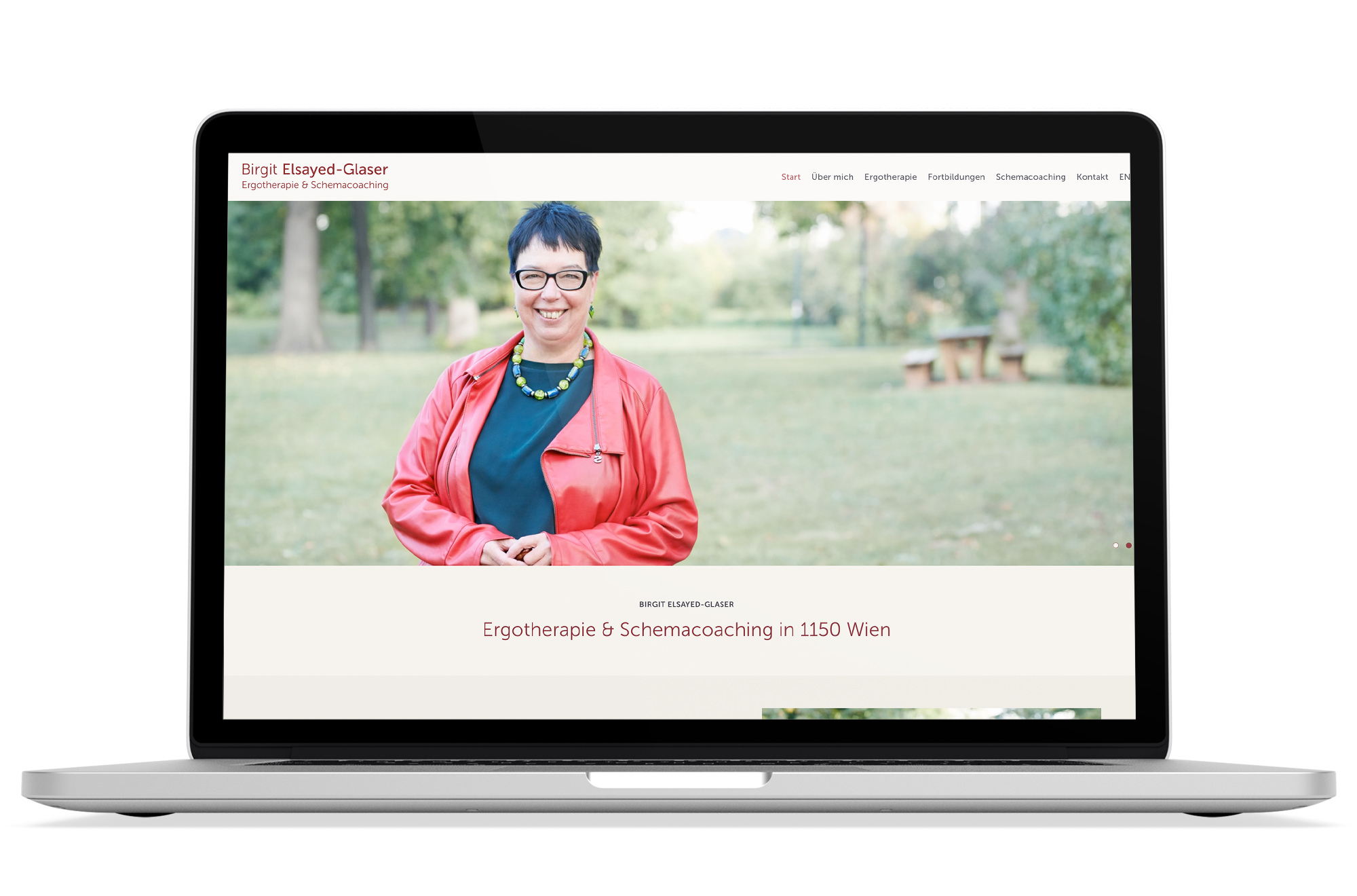 Responsive Webdesign Beispiel: Neue mobile Webseite für Ergotherapeutin in Wien