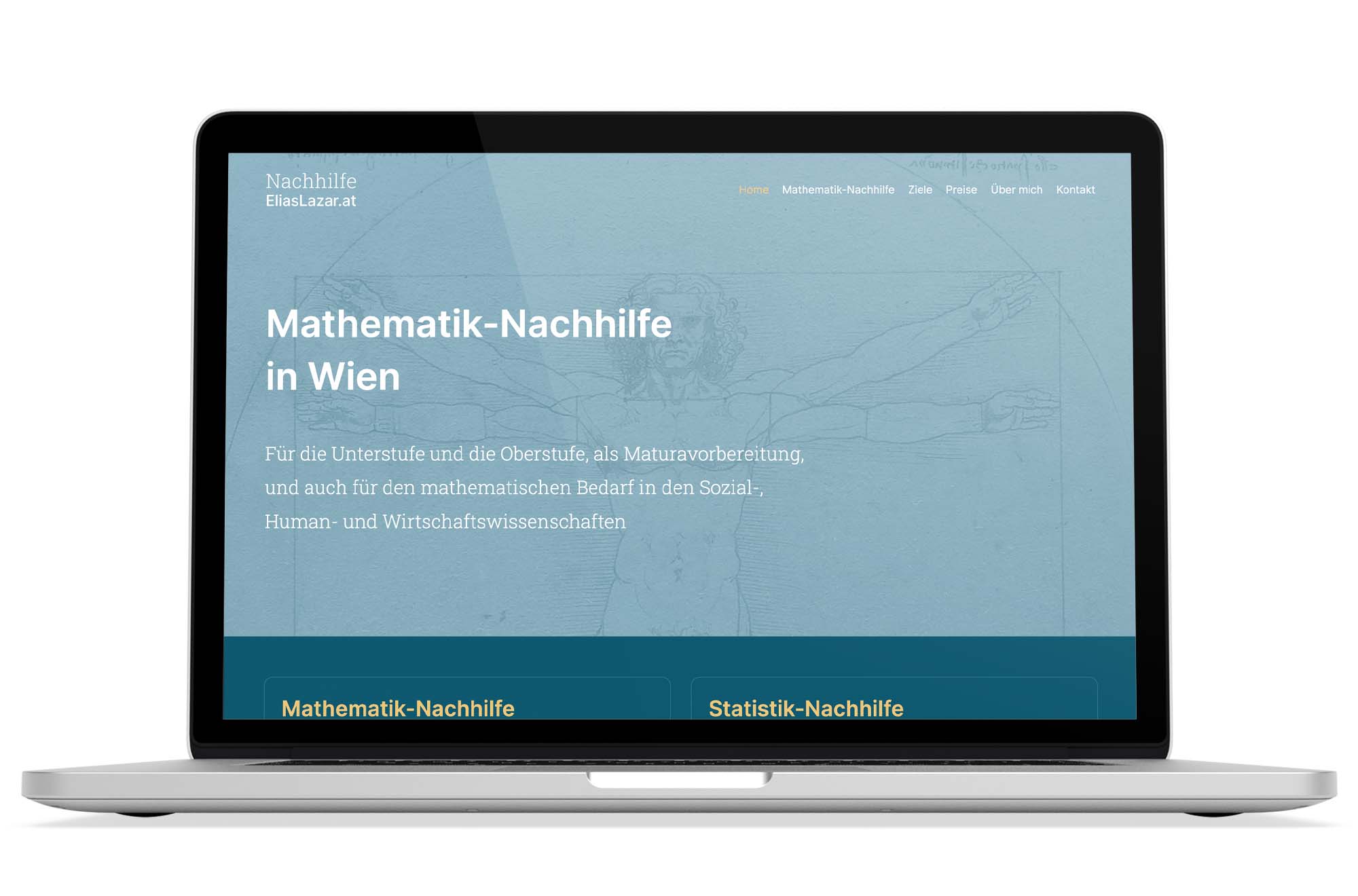 Responsive Webdesign Beispiel: Neue mobile Webseite für Mathematik-Nachhilfe