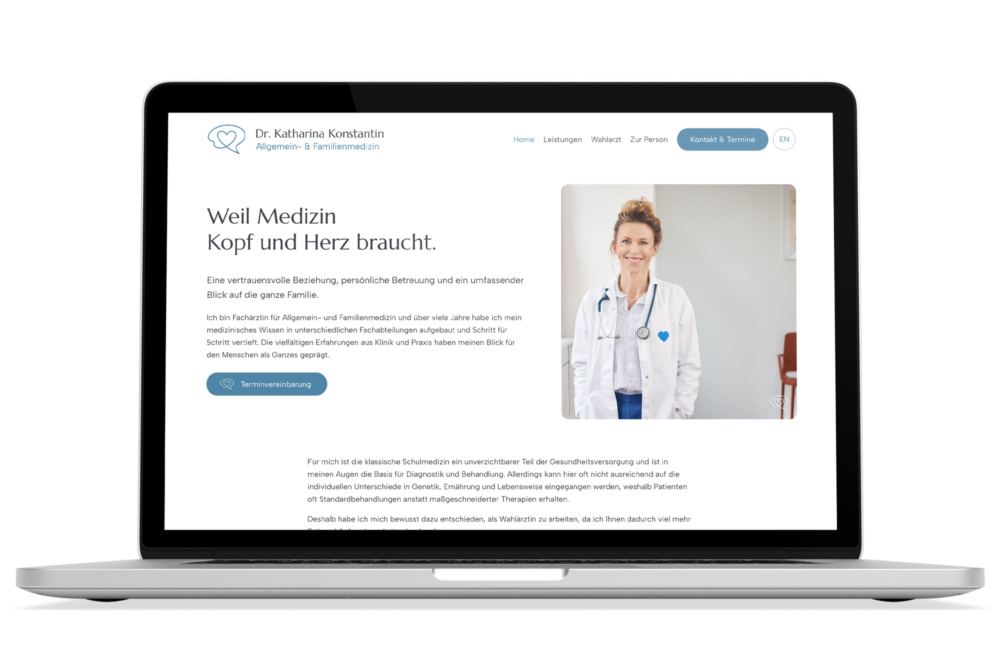 Beispiel: Logodesign, Responsive Webdesign, WordPress 